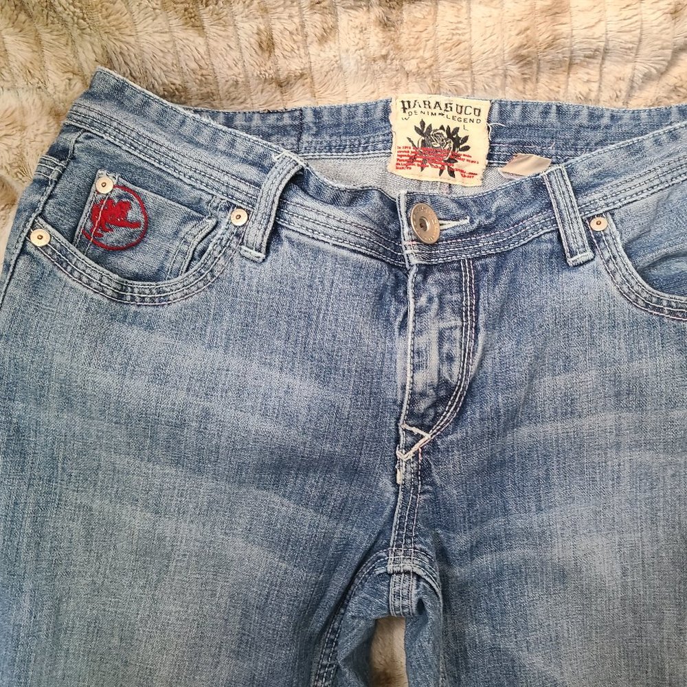 Parasuco jeans - like new, never worn. Women's size 31 - with rainbow detail